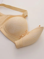 6pcs Seamless Tassel Decor Wireless Women Bra Push-Up - Adjustable Strap, Soft Colors Black/Pink/Beige/Light Blue/Mint Green