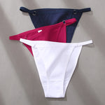 4Pcs/Set Women's Cotton Panties 3Pcs/set Sexy Low Waist Briefs M-2XL Comfortable Underwear Female Soft Color Underpants Lingerie