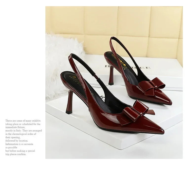 Luxury Designer Burgundy Suede Ankle Strap Pumps Sexy Pointed Toe Ankle Buckle Elegant Heels Fashion Wedding Party Shoes Shoes
