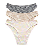 3Pcs/Set Women Panties Low Rise Briefs Seamless Underwear Female Underpants Comfort Strench Panties Sexy Lingerie S-XL