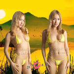 DEKA Mini Micro Cotton Bikinis Set Women Bandage String Thong Swimsuit Type Bathing Suit Triangle Swimwear High Cut Drawstring