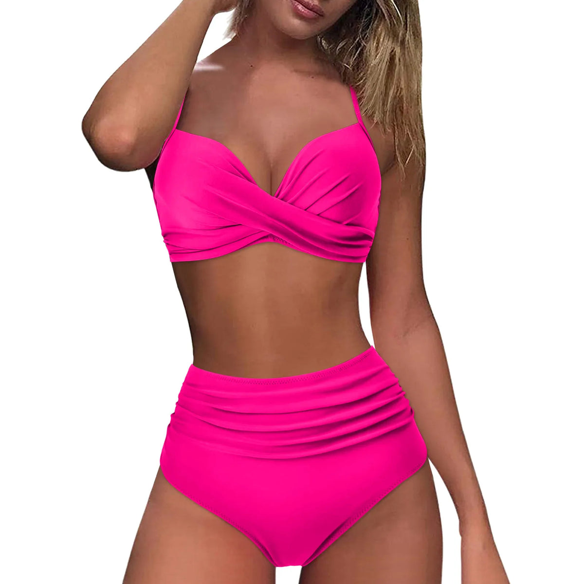 Womens Long Board Shorts Women High Waisted Bikini Sexy Push Up Two Piece Swimsuits Swimsuit Tops for Women with Underwire