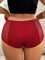 High-Quality Plus Size Women's Briefs Mid-Rise Solid Color Cotton Crotch Soft Breathable Seamless Comfortable Casual Underwear