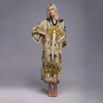 2026 Women Swimsuit Beach Cover Up dress Sleeve Kaftan Beach Tunic Long Pareos Bikinis Cover ups Summer Robe Plage Beachwear