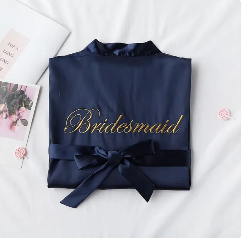 Bride with Team Bride Bathrobe Bride To Be Bridal Shower Bachelorette Party Wedding Decoration Mariage Hen Party Bridesmaid Gift