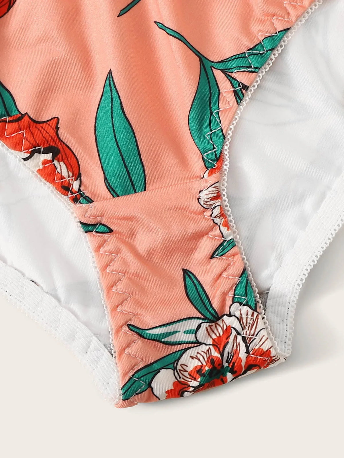 New High Quality polychrome Lingerie 2 Pieces Women's Underwear SetGathering Beautiful Flower Prints Push Up Bra A2138