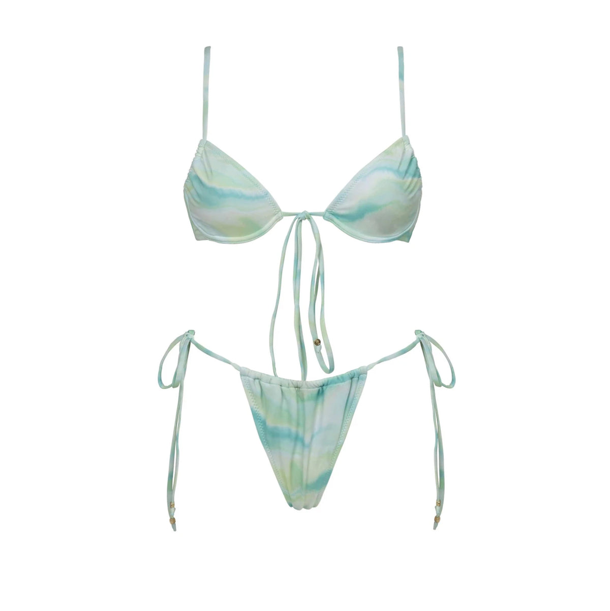 Shiny Diamond Bikini Set Sexy Women Swimsuit Push Up Swimwear Female Bandeau Biquini Halter Bathing Suit Blue Bodysuit Beachwear