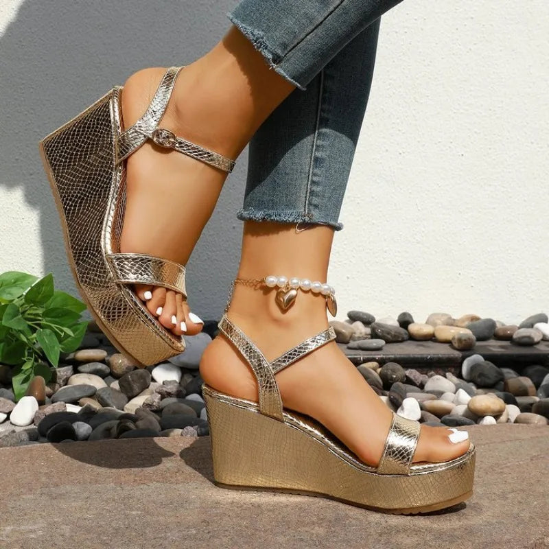 Sommer Platform Sandals 2026 Fashion Women Strap Gladiator Sandal Wedges Shoes Casual