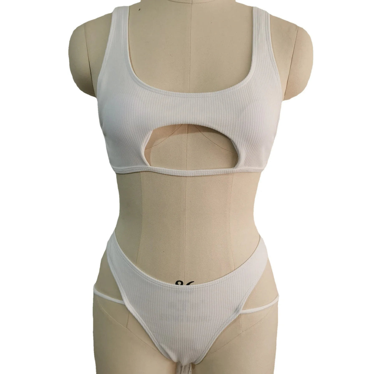 Micro Bikini 2022 Sexy Women Swimsuit Female Rib Bikini Set Push Up Women Swimwear Brazilian Biquini Cut Out Neon Bathing Suit
