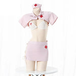 Nurse Uniform Women Sexy Lingerie Temptation Side Split Skirt Open Bra Miniskirt Outfit Adult Roleplay Erotic Cosplay Costume