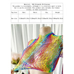 1 Set Sexy Women Fishnet Cover Ups Hollow Out Bodycon Women's Swimwear See through Tassel Dress without Bikini Beachwear