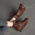 Shoes for WomenCross-tied Ladies Boot Daily Boots Hot Sale Cotton Shoes Round Toe Comfortable Flat Shoes Women Ankle Boots