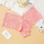 M-XXL Sexy Floral Lace Panties Women Briefs Low Waist Soft Lingerie Cost-Effective Comfortable Underwear Girls Intimate Panty