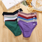3Pcs/set Cotton Panties Women M-4XL Low Waist Underwear Plus Size Briefs Ladies Comfortable Underpants Female Panties Lingerie
