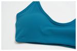 Breathable Bra Gym Top Women Bras High Support Thin Strap Halter Sports Bras Push-up Workout Underwear Shockproof Yoga Tank Tops