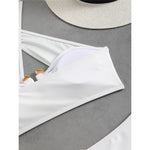 2026 Halter Cut Out High Waist Bikini Female Swimsuit Women Swimwear Two-pieces Bikini set Padded Bather Bathing Suit Swim V6256