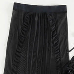 3D Flowers Ruffled Halter Long Skirt Bikini Women Swimwear Female Swimsuit Three-pieces Bikini Set Bathing Suit Swim Beach Wear