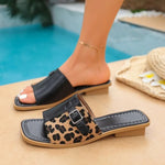Flip-flopsSummerwomen casual comfortable open toe beach flip-flops Lightweight non-slip large size fashion elegant women's shoes