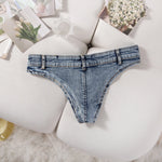 Sexy Low Waist Mini Denim Shorts Women Summer Beach Short Pants Jeans Woman Fashion Womens Club Party Jean Micro Shorts LTMW