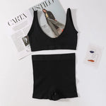 Seamless Bra Set Women V Neck Bra Wireless Brassiere Sexy Lingerie Set Soft Shorts Women's Underwear Set Female Comfy Intimates