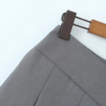 2026 Spring/summer New High Waisted Pleated Skirt Women's Spicy Girl Solid Color Slim A-line Wrap Hip Short Skirt A45S