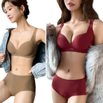 Push-Up Bra Women Adjustable Straps No Show Underwear Comfort Lift-Up Non-wired Bras Anti-spill Plus Size Lingerie M-3XL