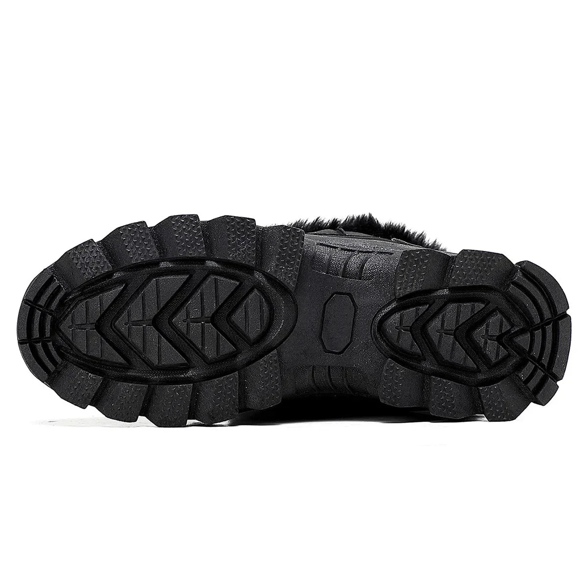Winter Snow BootsWomen Waterproof Non-Slip Warm Northeast-Style Large Cotton Shoes, Ski , Fleece-Lined,High-Top Cotton Boots