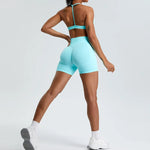 Women Sports Underwear High Support Sports Top Push Up Yoga Bra Gym Crop Top Fitness Workout Bra Running Brassiere Sportswear