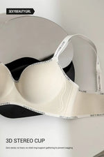 Women Sexy Bras Padded Push Up Bralette Female Adjustable Comfortable Underwear Ladies Letter Straps Brassiere Wireless Soft New