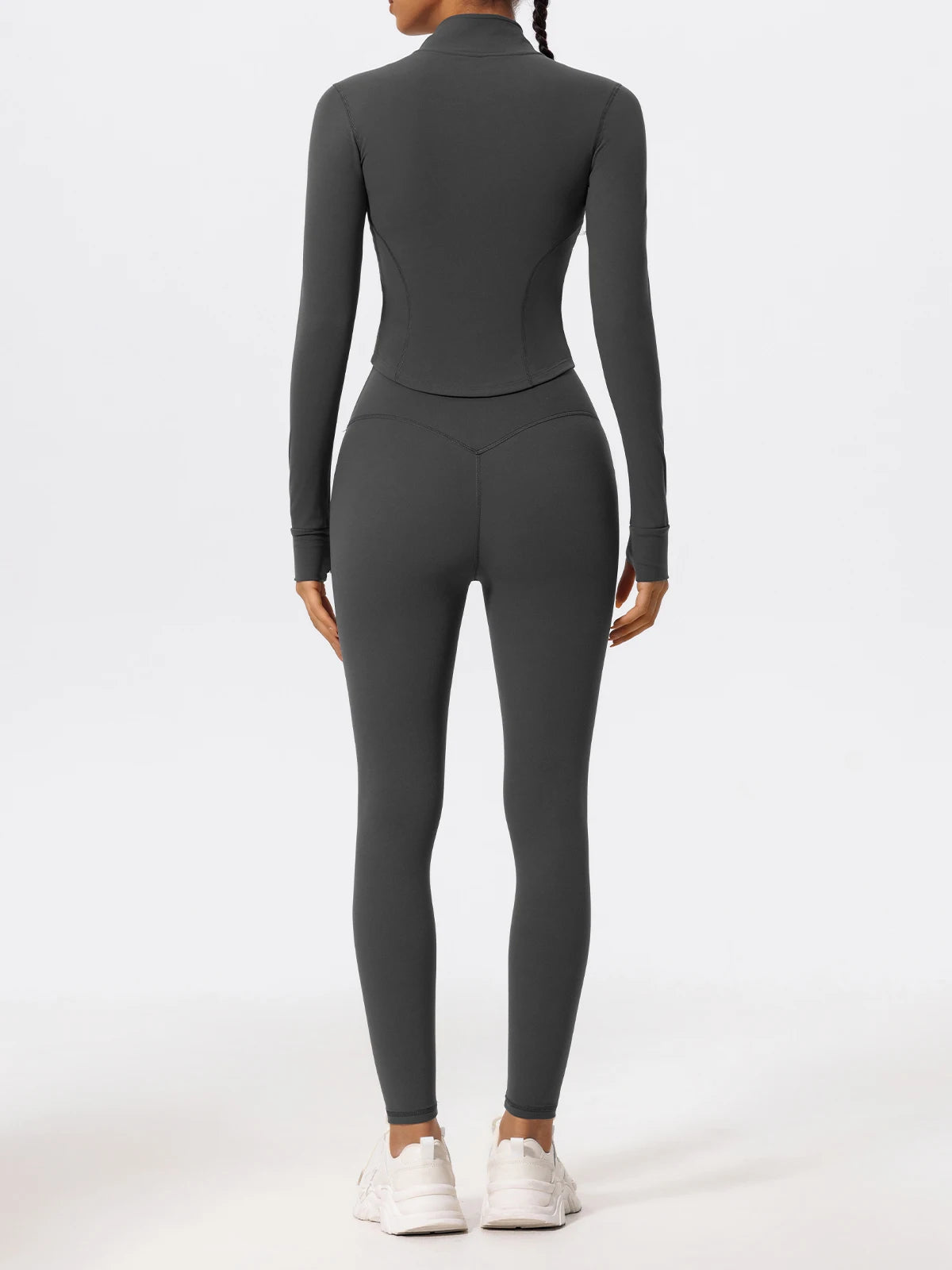 Hearuisavy Summer Ultra-Soft Fabrics Tight Sports Jackets Women Zipper Gym Yoga Clothes Female Quick-Dry Long Sleeve Sportswear
