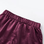 Women Casual Loose Summer Shorts Solid Color Elastic Waist Lace Trim Shorts for Daily Wear, Lounge