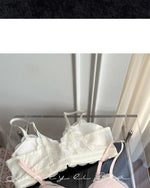 Summer Hot Sale! Front Closure Compression Bra for Small Bust - Sexy Lace Back Push Up Bralette, Lightweight Invisible Comfort
