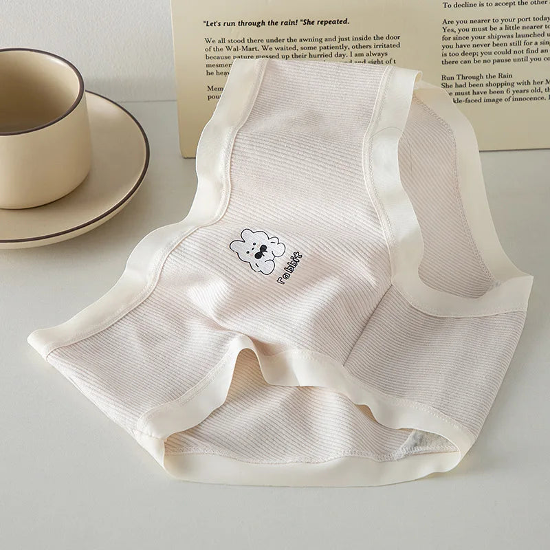 Woman Briefs Cotton Cartoon Printed Comfort Panties Female Underwear Triangle Pants Female Panties Solid Underwear