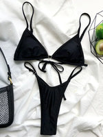 Extreme Mini Micro String Tiny Bikini Female Swimsuit Women Thong Swimwear Two-pieces Bikini Set Triangle Bathing Suit Swim Lady