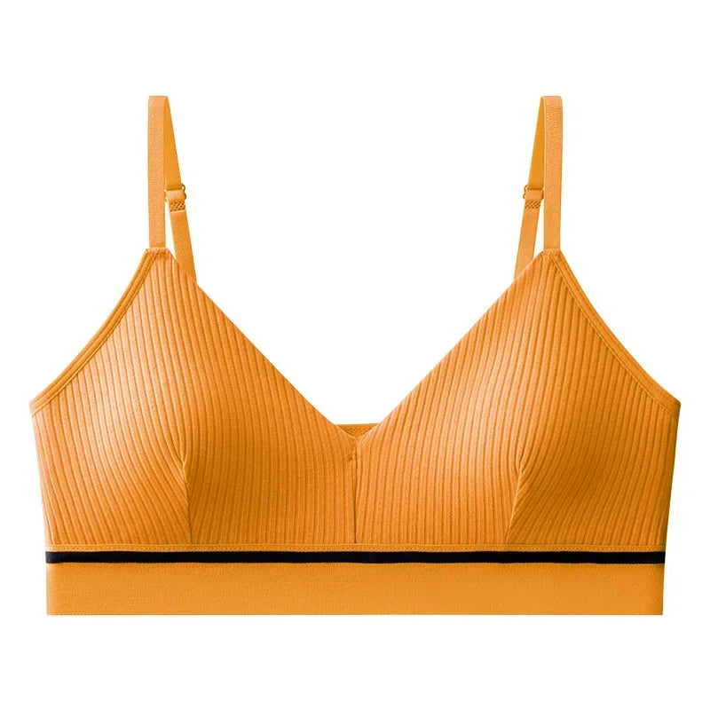 Women Bra Wire Free Cotton Bras Female Seamless Underwear Solid Color Lingerie Girls Breathable Sexy Bralette