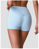 Outdoor Running Yoga Shorts Women Summer Crossed V Waist Hip Lifting Fitness Tight Sports Pants Quick Drying Gym Fitness Shorts