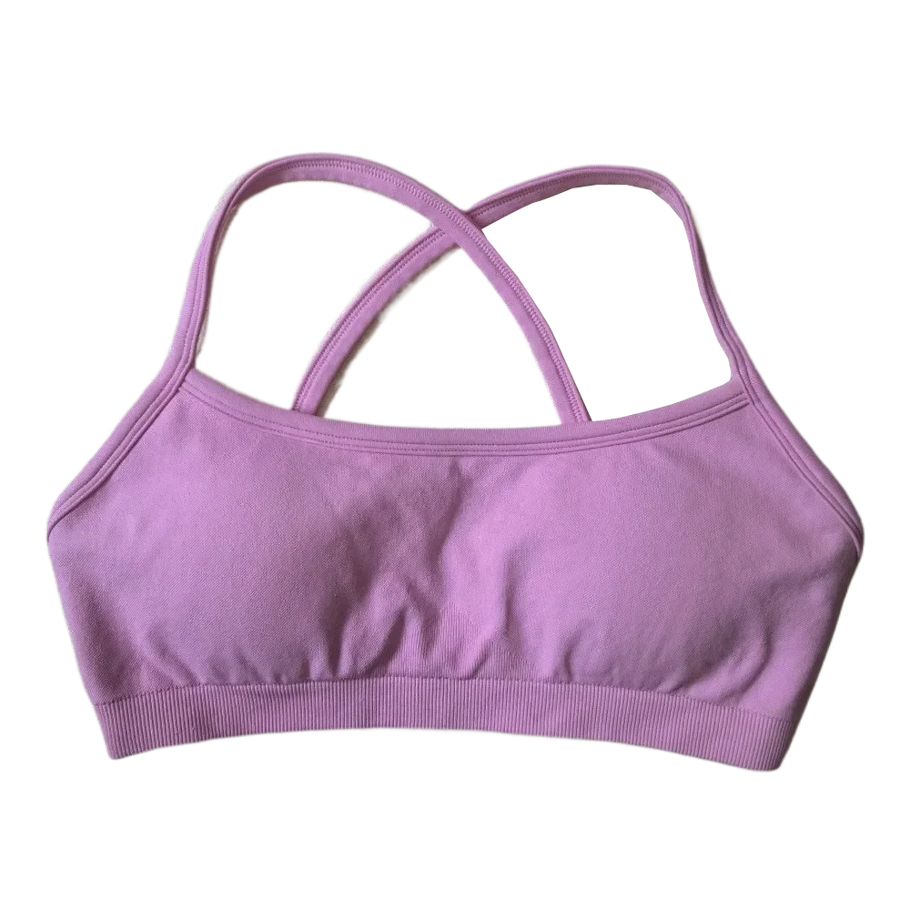 Sports Bra Women Padded Yoga Top Seamless Gym Bra Top Back Cross Workout Tank Top Push Up Fitness Crop Top Running Underwear