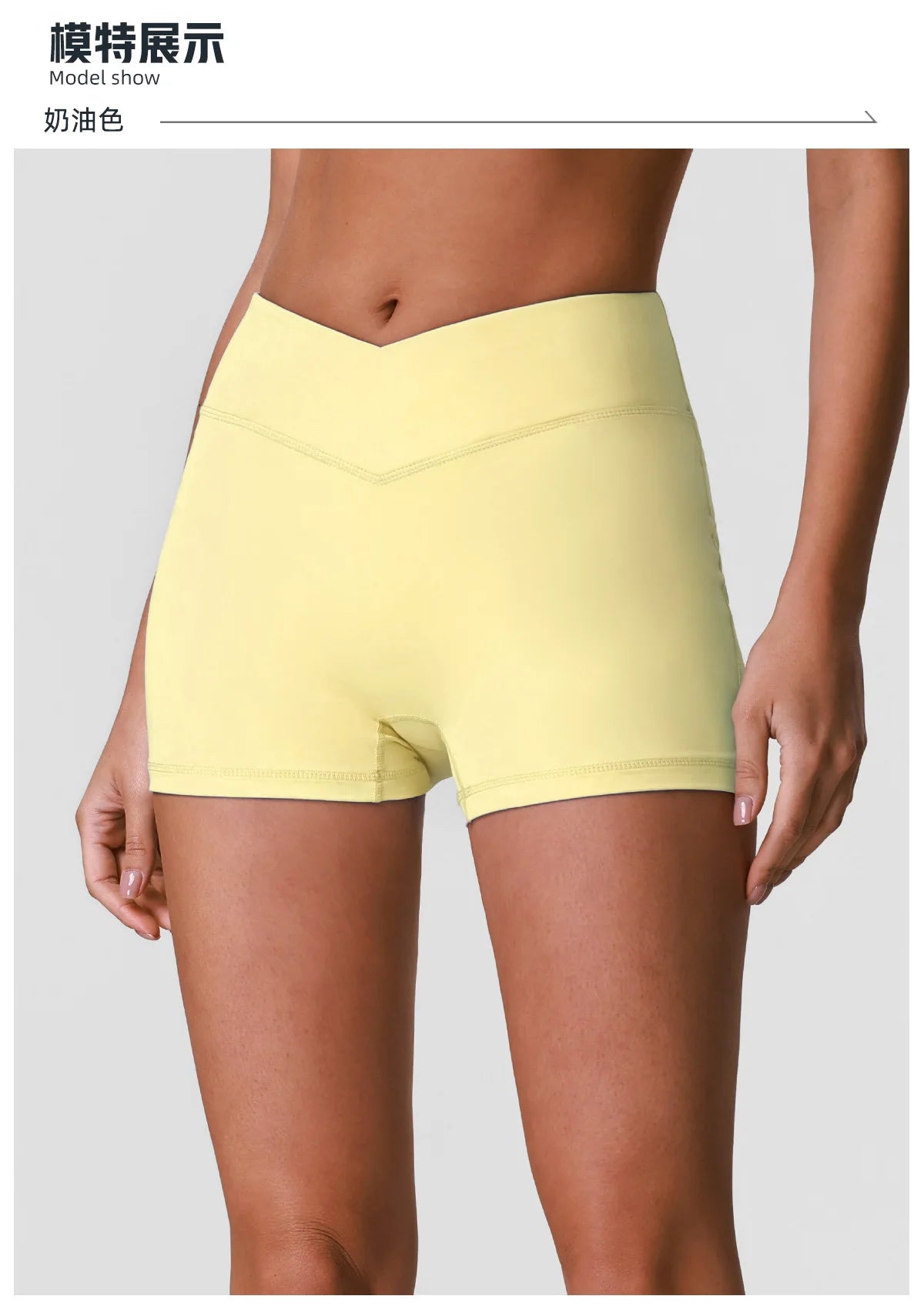 Outdoor Running Yoga Shorts Women Summer Crossed V Waist Hip Lifting Fitness Tight Sports Pants Quick Drying Gym Fitness Shorts