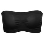 Women’s Strapless Seamless Tube Top Bra Anti-Slip Wireless Bandeau for Summer Outfit