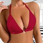 1pcs Fashion Style Women's Bras No Pad Wire Free 3/4 Cup Sexy Brassiere Backless Sexy Lingerie No Adjustable Female Underwear