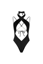 Sexy Hollow Out One Piece Swimwear Push Up Women's Swimsuit2024 Trend Solid Bath suits Halter Monokinis Summer Beachwear