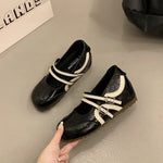 Women's Retro Elegant Shallow Mouth Casual Wedge Heel Mary Jane ShoesAutumn New Fashion Versatile Comfortable Single Shoes