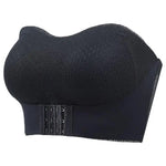 Women Bra Anti-slip Push Up Front Closure Invisible Tube Top Bra Solid Color Elastic Lady Bandeau Bra Women Underwear