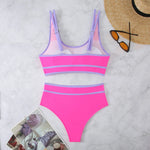 Contrast Binding Bandeau Bikinis 2024 Women Sexy Thong Swimsuit Push Up Swimwear Female Bathing Suit Swimming Summer Beachwear