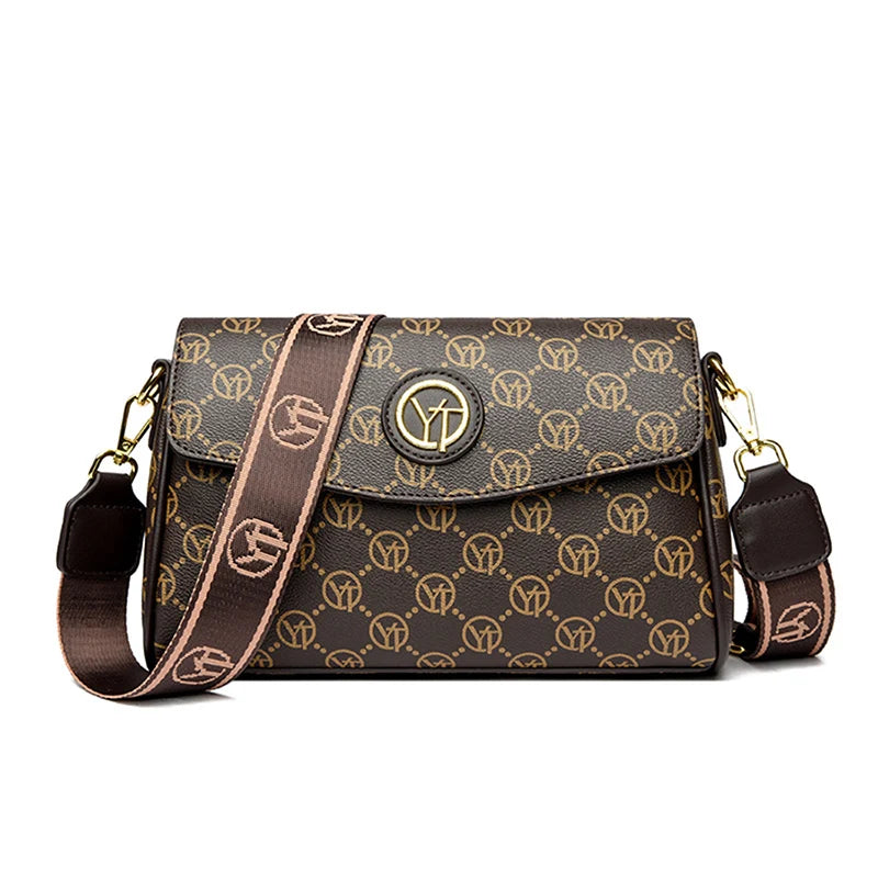 New Fashion Luxury Brand Women's Shoulder Bag High Quality Lady Crossbody Bag Round Women's Wallet Waterproof Women's Handbags