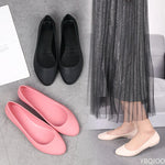 New ladies sandals soft pvc plastic flat non-slip women flat shoes 2022