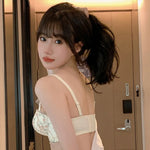 Small Breasts Gathered Women's Underwear Flat Chest Collection Side Breast Anti-sagging No Steel Ring Embossed Women's Bra
