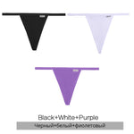 3Pcs/set Cotton Thongs M-XL Sexy Bikini Panties Women T-Back Underpants Girls Low Waist G-string Underwear Female Lingerie 2022