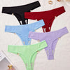 1pcs Women's Sexy Thong Low-Rise Multi-Color G-string Solid Color Heart Buckle Panty Thin Breathable Skin-Friendly Underwear