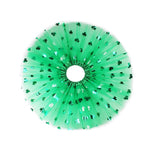 Womens Shamrock Sequin Tulle Skirt Elastic Waist St Patricks Day Tutu Flared Mini Skirt Glittery Bottoms For Festival Costume